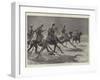 The Advance Towards Dongola, Egyptian Camel Corps Patrolling in the Desert South of Akasheh-Richard Caton Woodville II-Framed Giclee Print