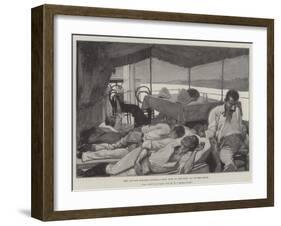 The Advance Towards Dongola, High Noon on the Nile, 115° in the Shade-Henry Charles Seppings Wright-Framed Giclee Print