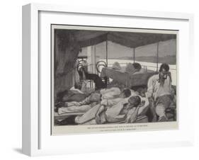 The Advance Towards Dongola, High Noon on the Nile, 115° in the Shade-Henry Charles Seppings Wright-Framed Giclee Print