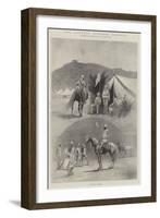 The Advance Towards Dongola, Scenes at Akasheh-Henry Charles Seppings Wright-Framed Giclee Print