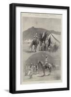 The Advance Towards Dongola, Scenes at Akasheh-Henry Charles Seppings Wright-Framed Giclee Print