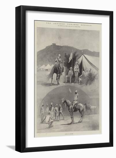 The Advance Towards Dongola, Scenes at Akasheh-Henry Charles Seppings Wright-Framed Giclee Print