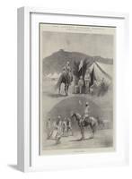 The Advance Towards Dongola, Scenes at Akasheh-Henry Charles Seppings Wright-Framed Giclee Print