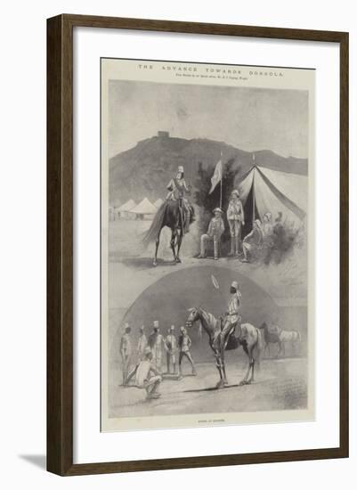 The Advance Towards Dongola, Scenes at Akasheh-Henry Charles Seppings Wright-Framed Giclee Print