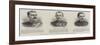 The Advance Towards Dongola, Three Prominent Officers-null-Framed Giclee Print