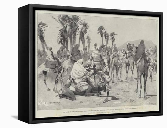 The Advance Towards Dongola-Charles Auguste Loye-Framed Stretched Canvas