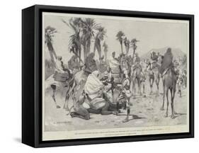 The Advance Towards Dongola-Charles Auguste Loye-Framed Stretched Canvas