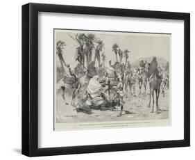 The Advance Towards Dongola-Charles Auguste Loye-Framed Giclee Print