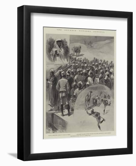 The Advance Towards Dongola-William Heysham Overend-Framed Premium Giclee Print