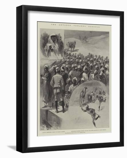 The Advance Towards Dongola-William Heysham Overend-Framed Giclee Print