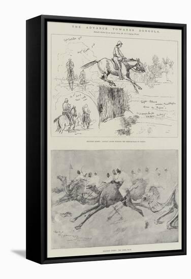 The Advance Towards Dongola-Henry Charles Seppings Wright-Framed Stretched Canvas