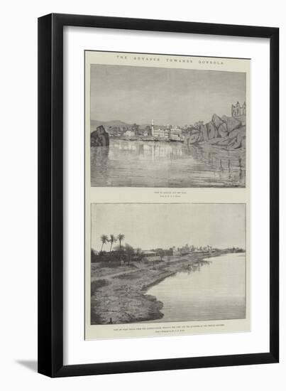 The Advance Towards Dongola-null-Framed Giclee Print