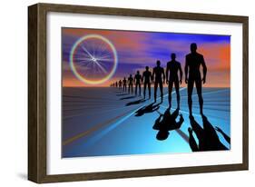 The Advancement of Robotics and Cloning-null-Framed Art Print