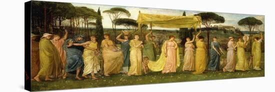 The Advent of Spring, 1873-Walter Crane-Stretched Canvas