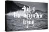 The Adventure Begins-Lila Fe-Stretched Canvas