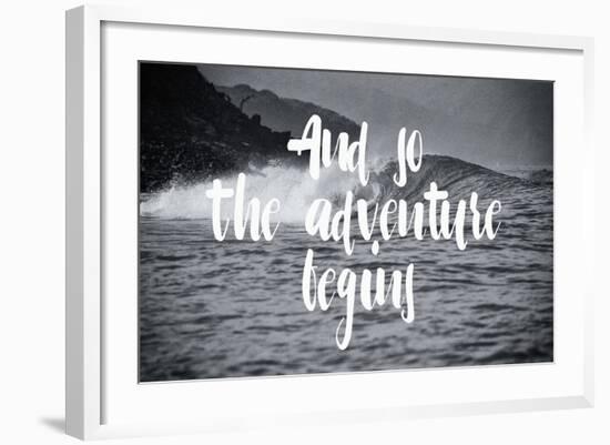 The Adventure Begins-Lila Fe-Framed Art Print