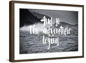 The Adventure Begins-Lila Fe-Framed Art Print