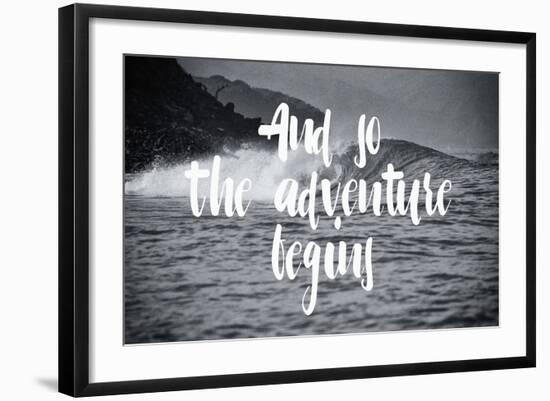 The Adventure Begins-Lila Fe-Framed Art Print