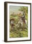 The Adventure of Mambrino's Helmet-Sir John Gilbert-Framed Giclee Print