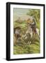 The Adventure of Mambrino's Helmet-Sir John Gilbert-Framed Giclee Print