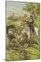 The Adventure of Mambrino's Helmet-Sir John Gilbert-Mounted Giclee Print