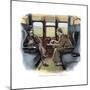 The Adventure of Silver Blaze, Holmes and Watson on Train-Sidney E Paget-Mounted Giclee Print