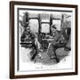 The Adventure of Silver Blaze, Holmes and Watson on Train-Sidney E Paget-Framed Giclee Print