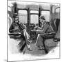 The Adventure of Silver Blaze, Holmes and Watson on Train-Sidney E Paget-Mounted Giclee Print