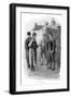 The Adventure of Silver Blaze, Holmes Questioning a Suspect-Sidney E Paget-Framed Giclee Print