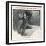 The Adventure of the Speckled Band, Sherlock Holmes Lashes out at the Band-Sidney Paget-Framed Photographic Print