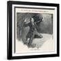 The Adventure of the Speckled Band, Sherlock Holmes Lashes out at the Band-Sidney Paget-Framed Photographic Print