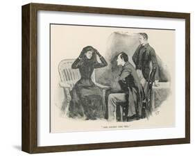 The Adventure of the Speckled Band-Sidney Paget-Framed Art Print