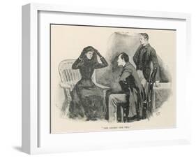 The Adventure of the Speckled Band-Sidney Paget-Framed Art Print