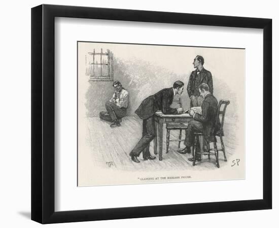 The Adventure of the Stockbroker's Clerk-Sidney Paget-Framed Art Print