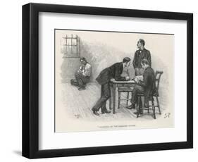 The Adventure of the Stockbroker's Clerk-Sidney Paget-Framed Art Print