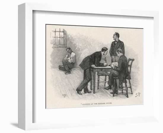 The Adventure of the Stockbroker's Clerk-Sidney Paget-Framed Art Print