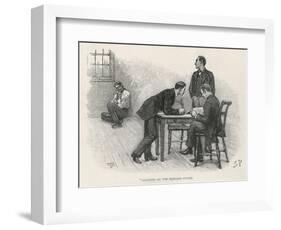 The Adventure of the Stockbroker's Clerk-Sidney Paget-Framed Art Print