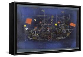 The Adventure Ship, 1927-Paul Klee-Framed Stretched Canvas