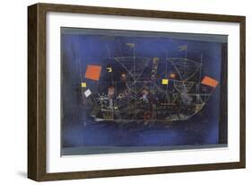 The Adventure Ship, 1927-Paul Klee-Framed Giclee Print