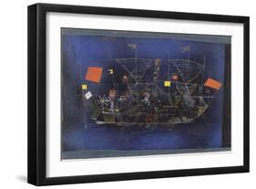 The Adventure Ship, 1927-Paul Klee-Framed Giclee Print