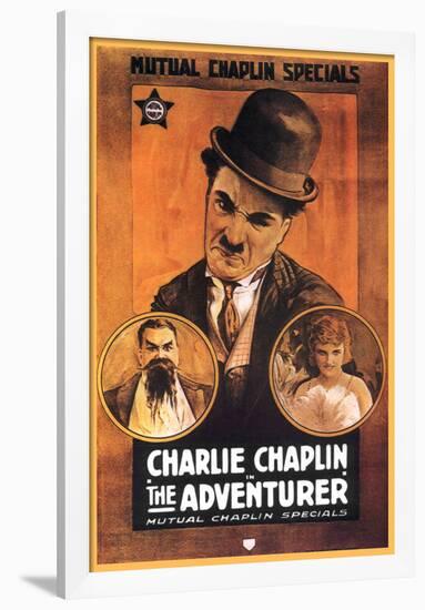 The Adventurer Movie Charlie Chaplin Poster Print-null-Framed Poster