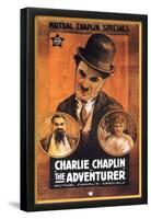 The Adventurer Movie Charlie Chaplin Poster Print-null-Framed Poster