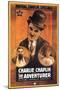 The Adventurer Movie Charlie Chaplin Poster Print-null-Mounted Poster