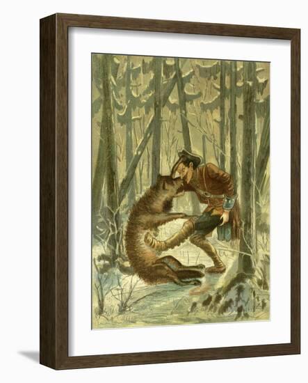 'The Adventures of Baron Munchausen'-Alphonse Adolphe Bichard-Framed Giclee Print