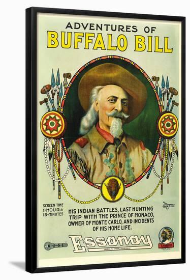 The Adventures of Buffalo Bill Movie Poster Print-null-Framed Poster