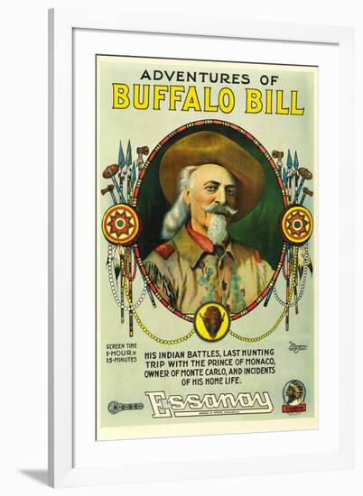 The Adventures of Buffalo Bill Movie-null-Framed Art Print