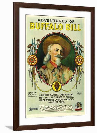 The Adventures of Buffalo Bill Movie-null-Framed Art Print