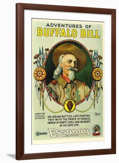 The Adventures of Buffalo Bill Movie-null-Framed Art Print