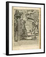 The Adventures of Don Quixote and Sancho Pansa, Illustration-Miguel Cervantes-Framed Giclee Print