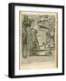 The Adventures of Don Quixote and Sancho Pansa, Illustration-Miguel Cervantes-Framed Giclee Print